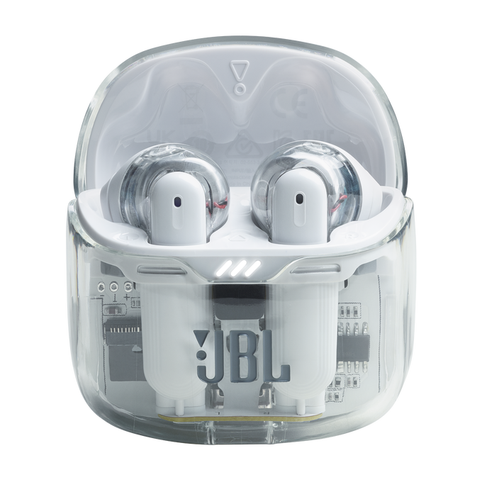 JBL Tune Flex Ghost Edition - White Ghost - True wireless Noise Cancelling earbuds - Detailshot 1 image number null